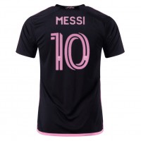 Inter Miami Lionel Messi #10 Vonkajší futbalový dres 2023-24 Krátky Rukáv